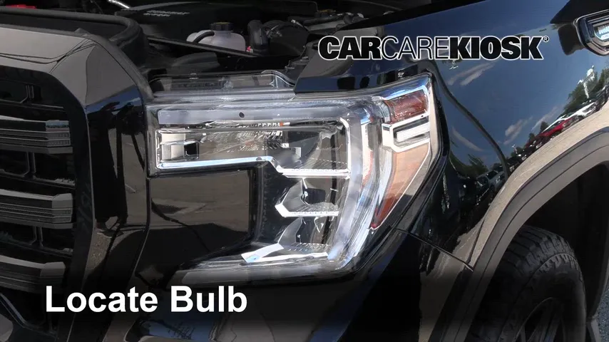 2020 GMC Sierra 1500 Elevation 3.0L 6 Cyl. Turbo Diesel Crew Cab Pickup Lights Turn Signal - Front (replace bulb)